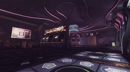 画像ギャラリー No.013のサムネイル画像 / 「攻殻機動隊S.A.C. ONLINE」のアップデート情報を伝えるべく,公安9課オペレーター姿のグラビアアイドル・忍野さらさんが編集部にやって来た