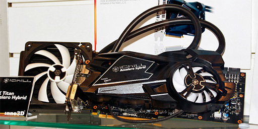 画像ギャラリー No.002のサムネイル画像 / Inno3D,液冷システム搭載のGTX TITANカードを発表。GTX 680用液冷システムを転用して独自開発