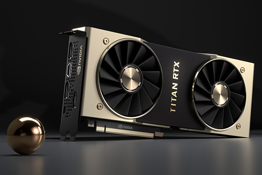 画像ギャラリー No.002のサムネイル画像 / 税込32万円強。国内で「NVIDIA TITAN RTX」の販売が始まる