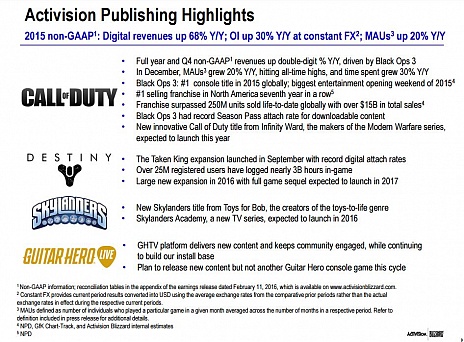 画像集 No.003のサムネイル画像 / 「Destiny」の続編が2017年にリリース予定。Activision Blizzardが最新の業績報告で明らかに。2016年内には最新の大型拡張パックも登場