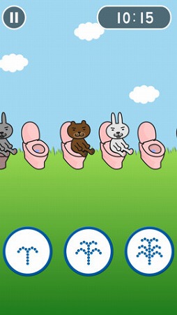 画像ギャラリー No.003のサムネイル画像 / iOS/Android向けミニゲーム「とばせ!噴水トイレ」が配信に