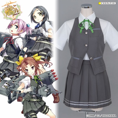 艦これ の陽炎型駆逐艦姉妹が着ているベストとスカートがコスパより登場