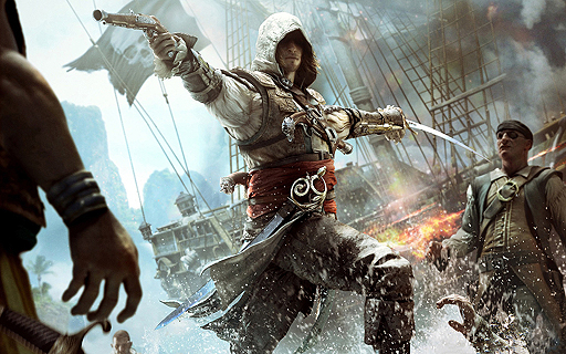 2丁拳銃/2刀流で戦え。「Assassin's Creed IV: Black Flag」で描かれる