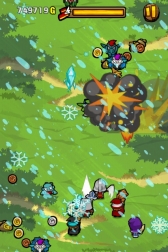 画像ギャラリー No.002のサムネイル画像 / 画面を傾けてキャラを操作し,タップで突撃。「タップDASH!」が配信に