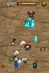 画像ギャラリー No.003のサムネイル画像 / 画面を傾けてキャラを操作し,タップで突撃。「タップDASH!」が配信に