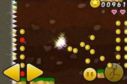 画像ギャラリー No.002のサムネイル画像 / 「ジャンプでコイン」がApp Storeに登場。2段ジャンプでコインを集めよう