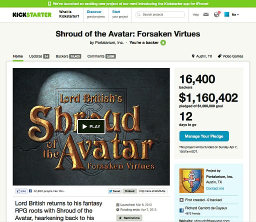 画像ギャラリー No.002のサムネイル画像 / 「Richard Garriottが作る,新しいクラシカルRPG」はどういう作品に仕上がるのか,氏に直接聞いてみよう――Shroud of the Avatarとはどんなゲームなのか