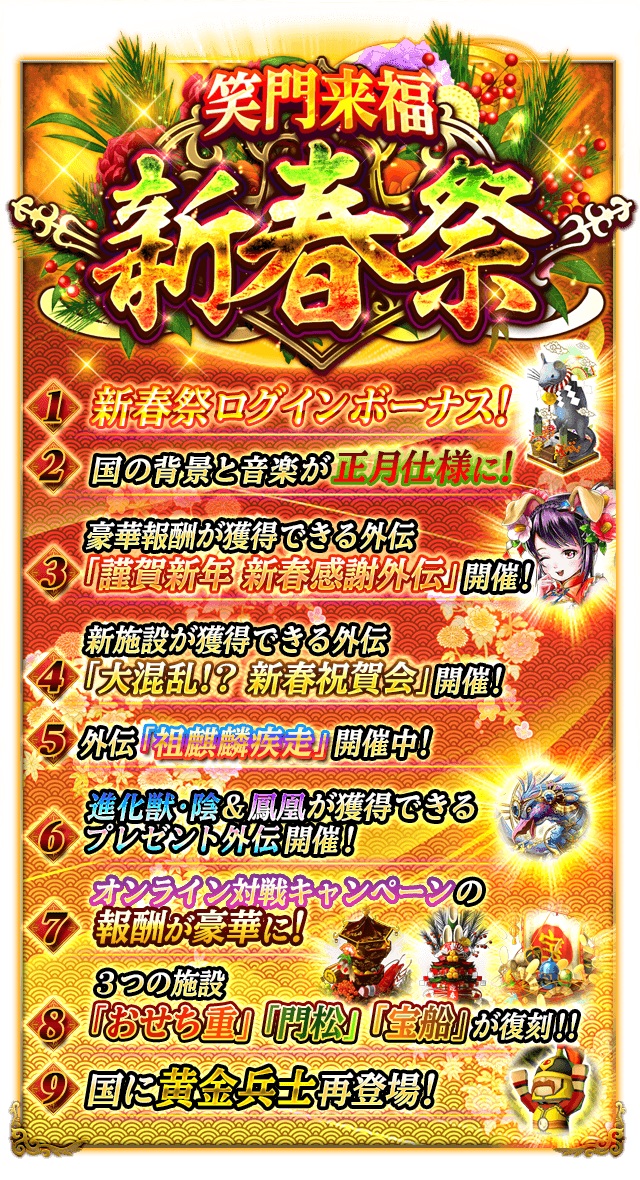 画像集 014 蒼の三国志 年末年始キャンペーンのスケジュールが公開