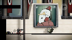 画像集#002のサムネイル/PS Vita版「Rocketbirds: Hardboiled Chicken」の配信が本日開始。PS3版の内容に新要素が追加