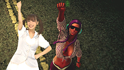 画像集#003のサムネイル/「セインツロウIV」の公式サイトに,特設ページ“愛川こずえがセインツロウで踊ってみた”がオープン