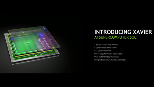 画像ギャラリー No.002のサムネイル画像 / NVIDIA,次世代GPU「Volta」を統合する車載機器用SoC「Project Xavier」の開発を表明