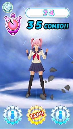 画像ギャラリー No.006のサムネイル画像 / 行こうぜ,反復横跳びの向こう側へ……。スマートフォン向けタップゲーム「はんぷく!!」を紹介する「(ほぼ)日刊スマホゲーム通信」第212回