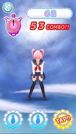 画像ギャラリー No.007のサムネイル画像 / 行こうぜ,反復横跳びの向こう側へ……。スマートフォン向けタップゲーム「はんぷく!!」を紹介する「(ほぼ)日刊スマホゲーム通信」第212回