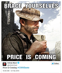 Call of Duty: GhostsפDLC2Ƥǥץ饤Ӥ褫Infinity WardPrice is coming CoD: Ghostsפȯɽ