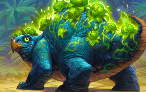 画像ギャラリー No.020のサムネイル画像 / 「Hearthstone」横に並べた軽量ミニオンを強化して一気に攻める「アグロドルイド」を紹介