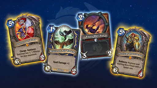 画像ギャラリー No.002のサムネイル画像 / 「ハースストーン」,ペガサス年でコアセットがアップデート。リロイ・ジェンキンス,烈火の戦斧などの歴史を彩るカードが収録される