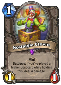 画像ギャラリー No.007のサムネイル画像 / 「ハースストーン」,次期拡張版「ウィズバンのワクワクワークショップ」の新カード3枚を4Gamer独占公開。「懐かしのピエロ」を覚えているか
