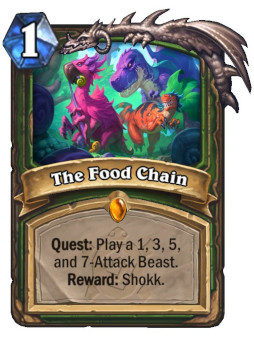 画像ギャラリー No.020のサムネイル画像 / 「ハースストーン」,次期拡張版「ウンゴロ最後の秘境」のハンター用カード4枚を4Gamer独占公開。クエスト「食物連鎖」が登場