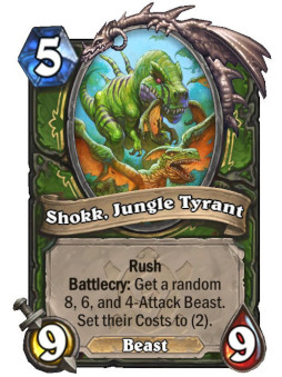 画像ギャラリー No.022のサムネイル画像 / 「ハースストーン」,次期拡張版「ウンゴロ最後の秘境」のハンター用カード4枚を4Gamer独占公開。クエスト「食物連鎖」が登場