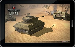 画像集#008のサムネイル/［E3 2014］6月26日に配信開始のiOS版「World of Tanks Blitz」をプレイ。本家の魅力はそのままに，テンポの速いバトルが展開