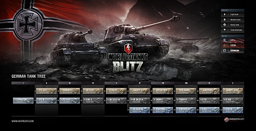 画像集#011のサムネイル/［E3 2014］6月26日に配信開始のiOS版「World of Tanks Blitz」をプレイ。本家の魅力はそのままに，テンポの速いバトルが展開
