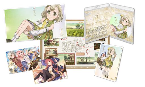 画像集#003のサムネイル/テレビアニメ「エスカ&ロジーのアトリエ」,BD&DVD第3巻のジャケット公開