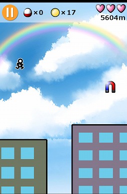 画像ギャラリー No.005のサムネイル画像 / 跳べ跳べ僕らのビルダッシュ! Android向けビルジャンプゲーム「ビルダッシュ有 〜Special版〜」を紹介する「(ほぼ)日刊スマホゲーム通信」第216回