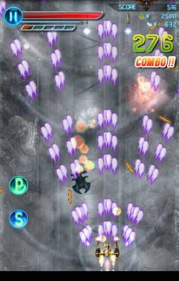 画像ギャラリー No.002のサムネイル画像 / シリーズ第3弾,STG「AstroWings3 icarus」がGoogle Playで配信開始