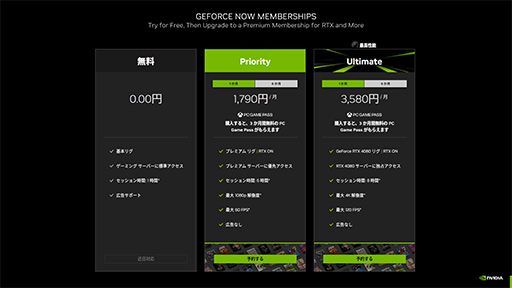 画像ギャラリー No.003のサムネイル画像 / NVIDIAが直接運営するクラウドゲームサービス「GeForce NOW」がスタート。4K表示も可能なUltimateプランのメリットとは?