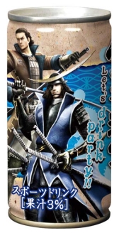 画像ギャラリー No.001のサムネイル画像 / 「戦国BASARA4」の缶ドリンク3種が7月5日に，ぬいぐるみ2種が9月に発売
