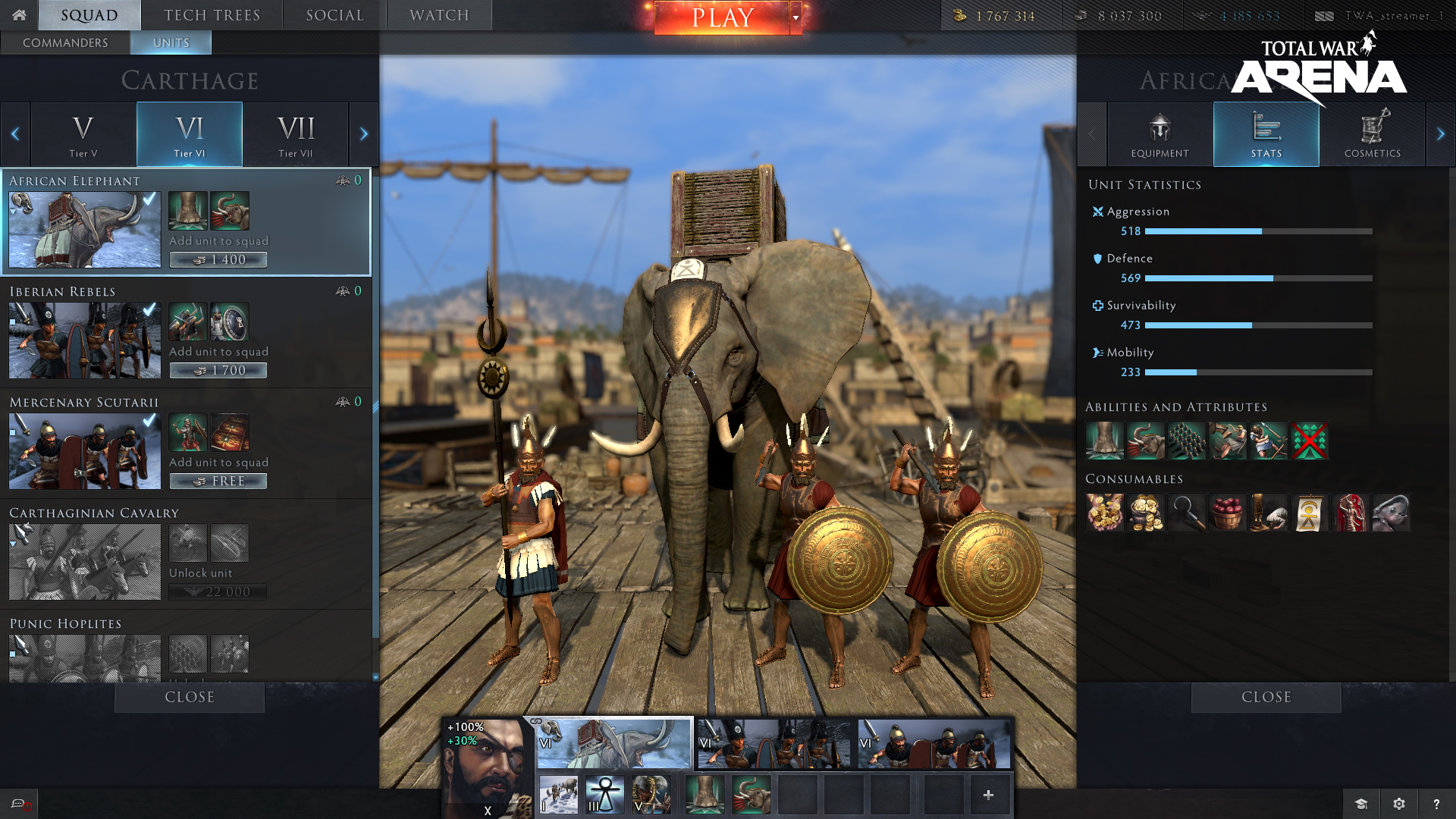 画像集 003 Total War Arena のオープンb版が本日ローンチ 司令官 ハンニバル
