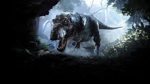 画像集 No.005のサムネイル画像 / ［GDC 2015］Crytekの2015年は仮想現実とAndroid TVにフォーカス。ブースでCEOに話を聞きつつ，恐竜と戯れてきた
