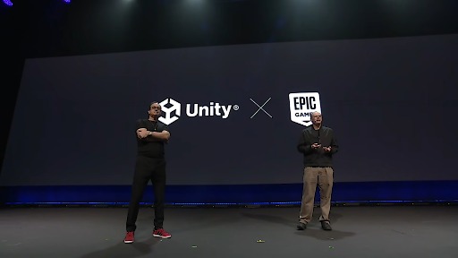 ���������꡼ No.002�Υ���ͥ������ / Epic Games��Unity�����ϡ�Unity���������֥ե����ȥʥ��ȡפǸ�����ǽ�ˡ�Unreal Engine��Unity�Υ��ޡ����ץ�åȥե���������Ѳ�ǽ��