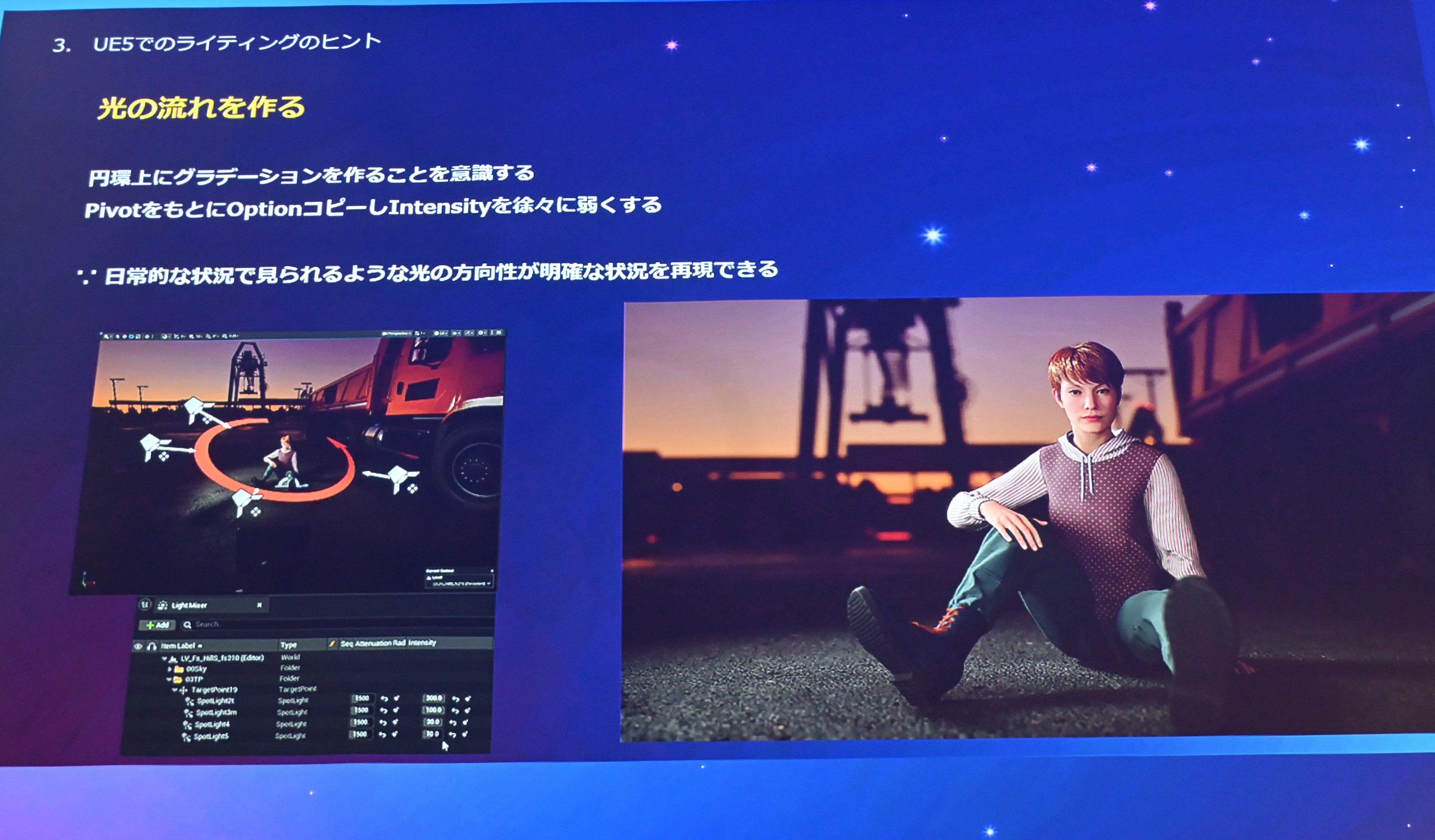 ꡼ No.029 | UE5Lumenǡ饤ƥ󥰤Ϸи§ǤϤʤľŪʤΤˡǸؤδ俳᤯Unreal Fest Tokyo 2025