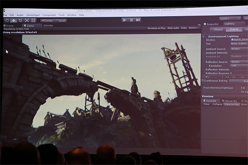 画像集 No.008のサムネイル画像 / ［GDC 2015］新世代ゲームエンジン「Unity 5」の実力が見えた。Unityのスペシャルイベント詳報