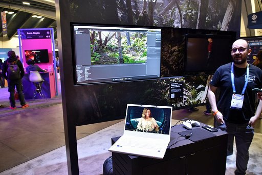 画像集 No.012のサムネイル画像 / ［GDC 2023］Unityブースは裸眼立体視機能を搭載したノートPCの展示などで大盛況