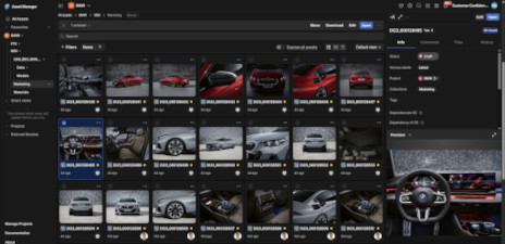 画像ギャラリー No.002のサムネイル画像 / BMWグループ,3Dアセット管理に「Unity Asset Manager」を採用。クラウドベースのデジタルアセット管理ツールで業務を効率化