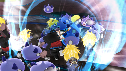 画像ギャラリー No.002のサムネイル画像 / 「激次元タッグ ブラン+ネプテューヌVSゾンビ軍団」がエフェクトツール「BISHAMON」を採用