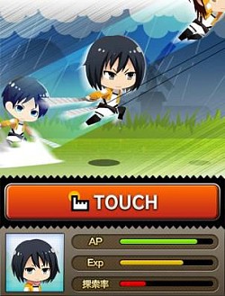 画像ギャラリー No.004のサムネイル画像 / 「進撃の巨人 -反撃の翼-」がGREEで配信。奇行種の「田中巨人」を倒そう