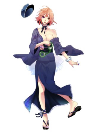 画像ギャラリー No.002のサムネイル画像 / 「バビロン」人気キャラクターが浴衣姿で登場するギルド戦が本日より開催