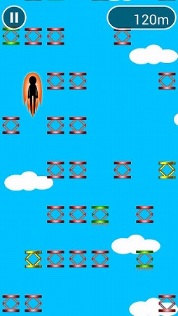 画像ギャラリー No.002のサムネイル画像 / ジャンプ台を使ってどこまで行けるか。スマホ向けミニゲーム「鬼とび」が配信