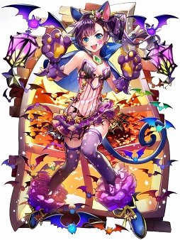 画像ギャラリー No.002のサムネイル画像 / 「黒猫のウィズ」,ハロウィンがテーマの新イベント「女神のイタズラばとるっ!」が開催