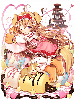 画像ギャラリー No.003のサムネイル画像 / 「黒猫のウィズ」,イベント“St.Valentine 2021”がスタート