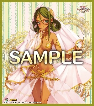 画像集#004のサムネイル/「戦姫インペリアル」,アショーカ役・中家志穂さんのサイン入りカードが登場