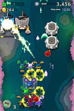 画像ギャラリー No.001のサムネイル画像 / アクションゲーム「LINE 忍者ストライカーズ」が配信。12種の味方を召喚可能