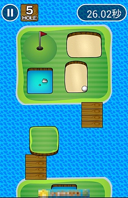 画像ギャラリー No.009のサムネイル画像 / ナイスショットならぬナイス転がし。スマートフォン向け「イライラゴルフ」を紹介する「(ほぼ)日刊スマホゲーム通信」第265回