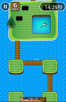 画像ギャラリー No.010のサムネイル画像 / ナイスショットならぬナイス転がし。スマートフォン向け「イライラゴルフ」を紹介する「(ほぼ)日刊スマホゲーム通信」第265回
