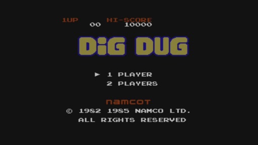 画像集#005のサムネイル/懐かしのACT「ディグダグ」がWii U向けバーチャルコンソールで配信開始