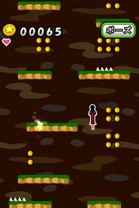 画像ギャラリー No.001のサムネイル画像 / スマホ向け「ホッピングでコイン」が配信中。画面を傾けて大穴から脱出しよう