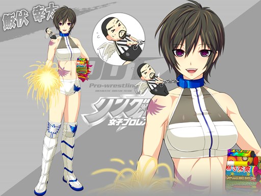 画像ギャラリー No.001のサムネイル画像 / 「リング☆ドリーム」“DDT美少女化計画”第2弾で登場する3選手のイラスト公開